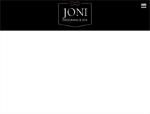 Tablet Screenshot of jonigroomingspa.com